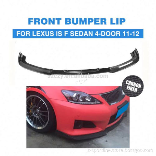 Carbon Fiber Front Bumper Lip for Lexus IS250 Base Sedan 4-Door 11-12